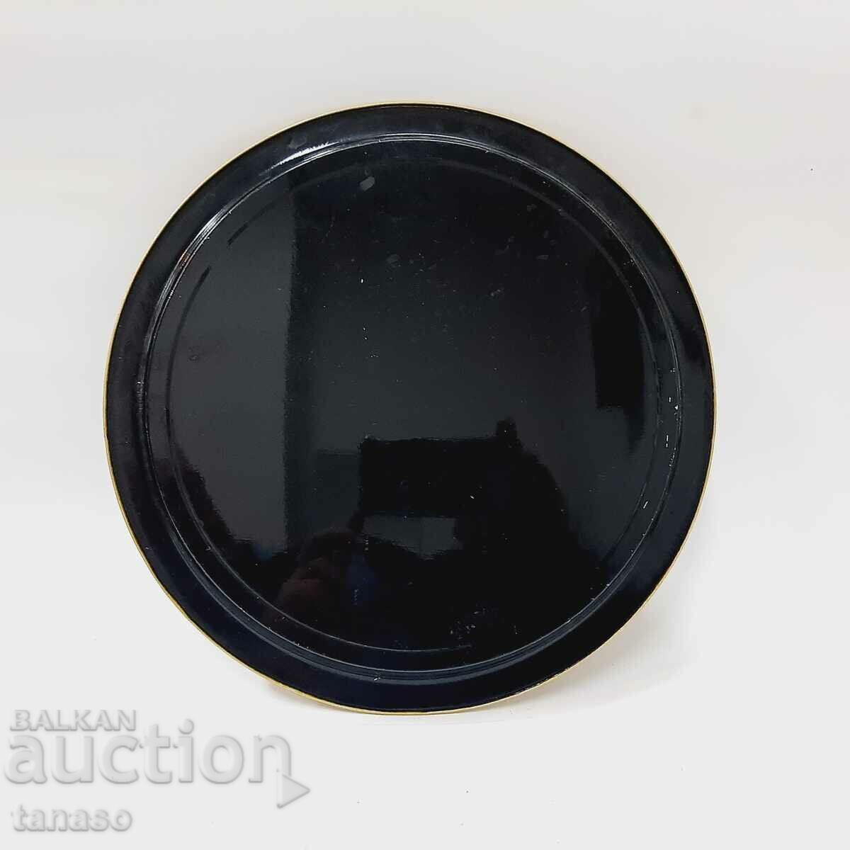 Old metal tray, 31 cm(7.3) with price 25.00 BGN | € 12.78
