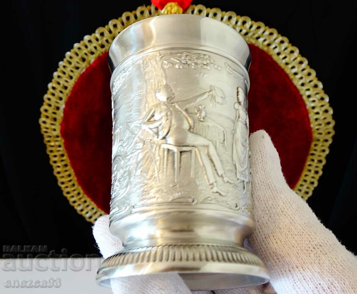 Tin wine glass, scenes from a love song. Tin wine glass, scenes from a love song.