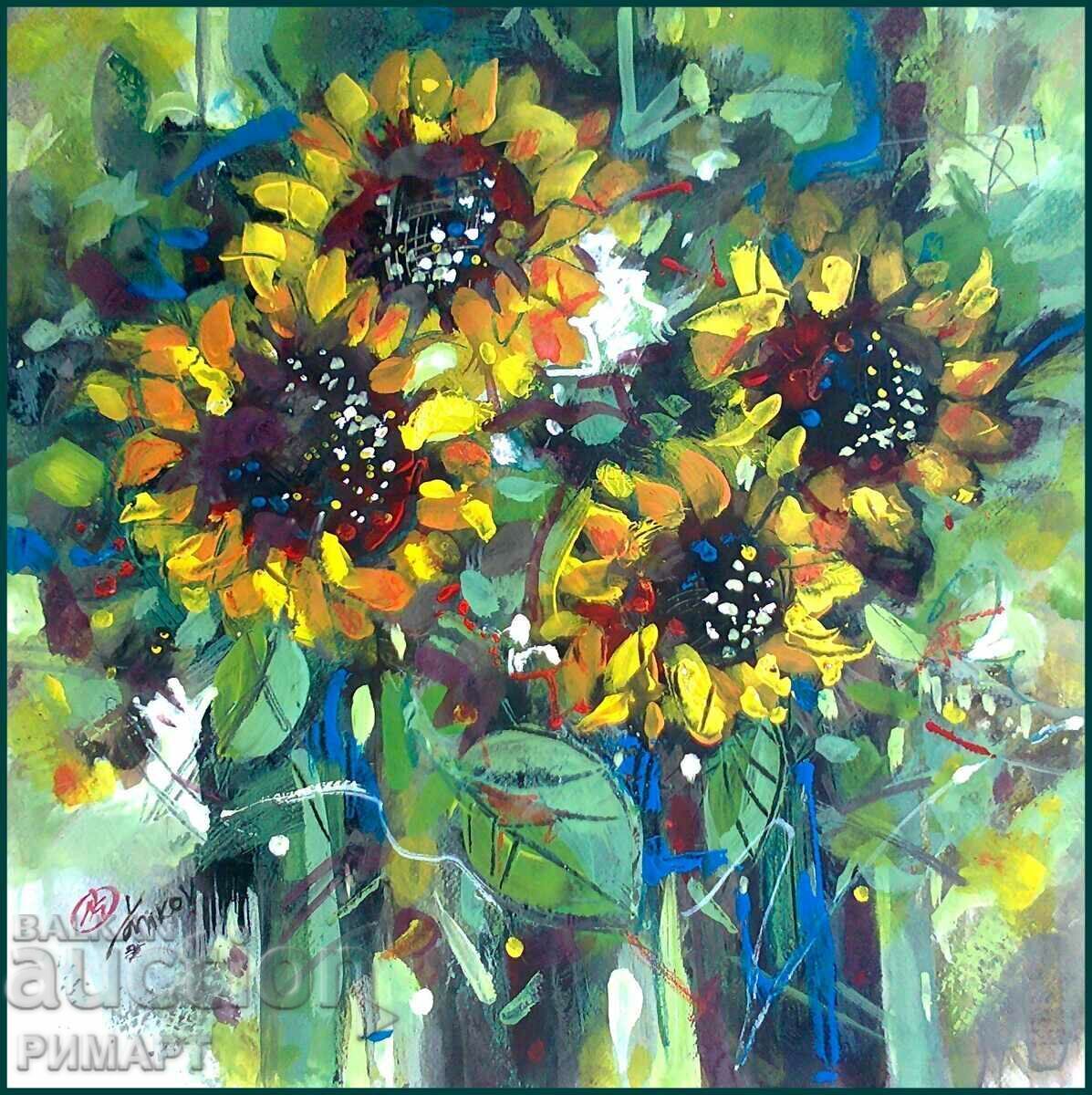 Author painting "Summer Suns" size 50/50cm