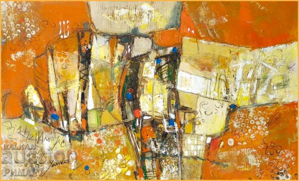 Author painting "Impulses" size 40/65cm