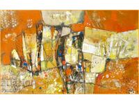 Pictura de autor „Impulsuri” dimensiune 40/65cm