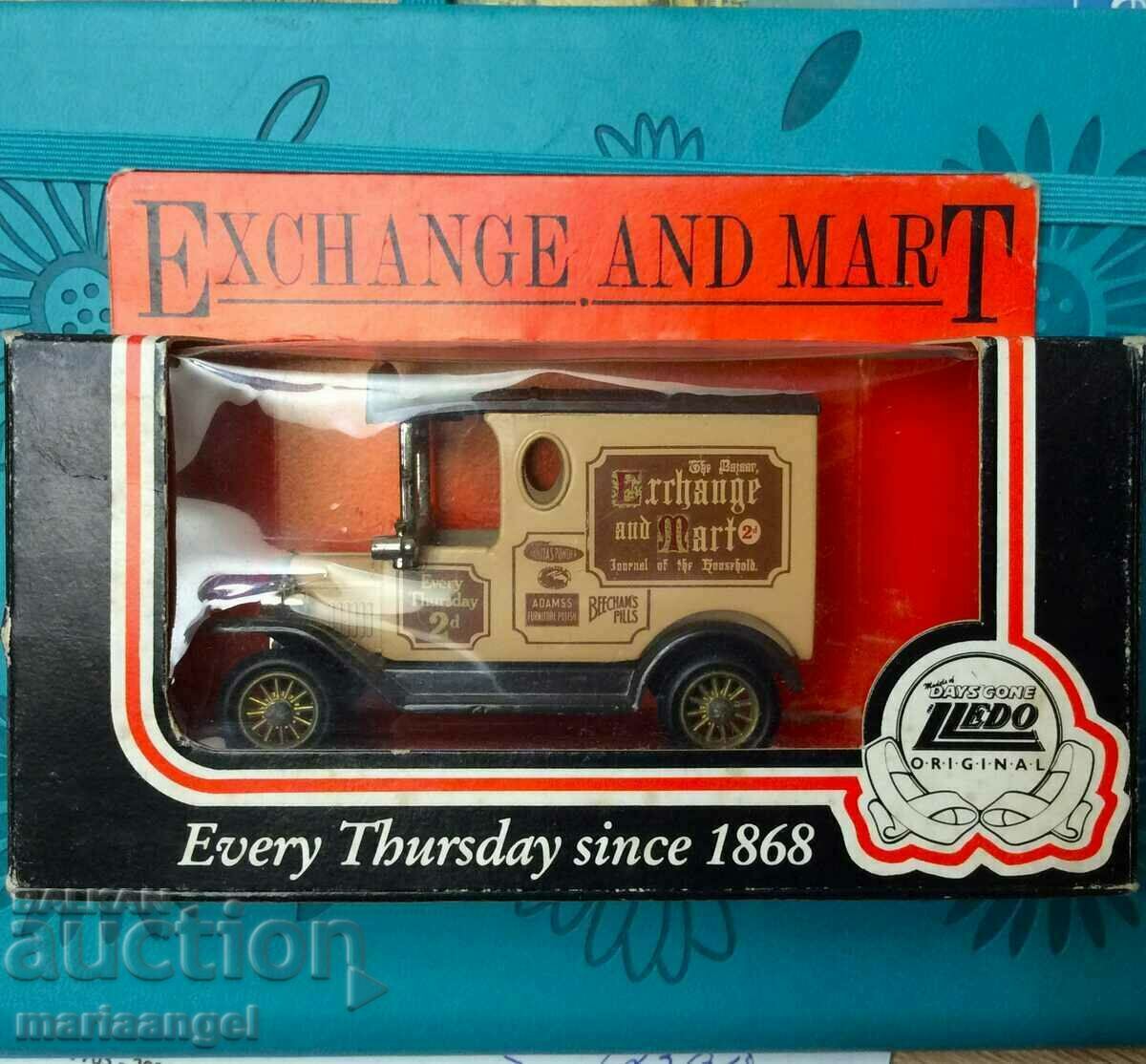 England Mail Car 1868 scale model London