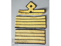 Old military serrated epaulettes uniform officer