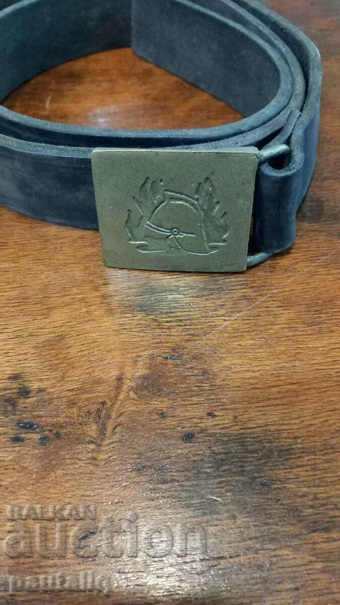 OLD LEATHER FIREMAN'S BELT with price 20.00 BGN | € 10.23 OLD LEATHER FIREMAN'S BELT with price 20.00 BGN | € 10.23