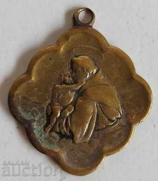 . OLD RELIGIOUS MEDALLION PENDANT JEWELRY