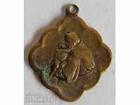 . OLD RELIGIOUS MEDALLION PENDANT JEWELRY