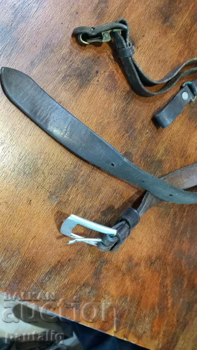 LEATHER OFFICER BELTS with price 20.00 BGN | € 10.23