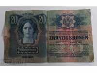 . 1913 20 KORONA KRONEN AUSTRIA-HUNGARY BANK