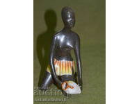 Beautiful porcelain figurine African style