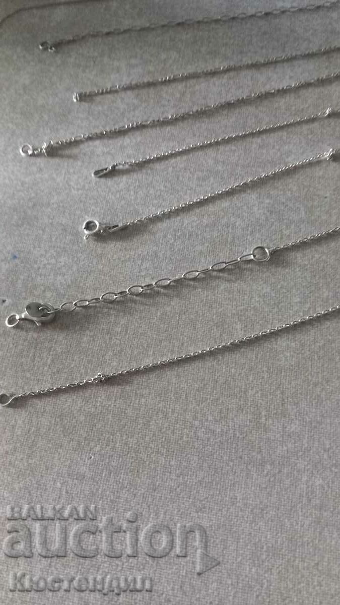 LOT OF SILVER CHAIN AND BRACELETS with price 22.00 BGN | € 11.25 LOT OF SILVER CHAIN AND BRACELETS with price 22.00 BGN | € 11.25