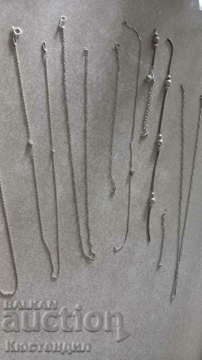 Delivery of LOT OF SILVER CHAIN AND BRACELETS Delivery of LOT OF SILVER CHAIN AND BRACELETS