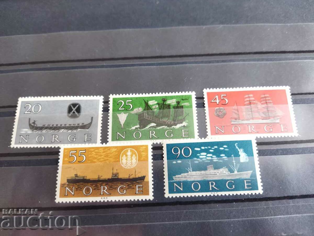 Norway Ships Michel No. 444/48 of 1960 with price 5.00 BGN | € 2.56 Norway Ships Michel No. 444/48 of 1960 with price 5.00 BGN | € 2.56