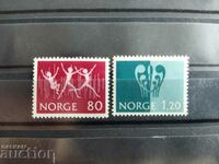 Norvegia Michel nr 645/46 din 1972.