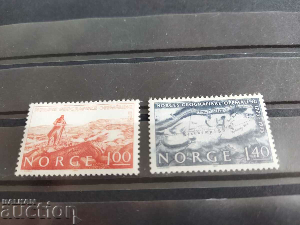 Norway Michel No. 674/75 of 1973. with price 1.10 BGN | € 0.56
