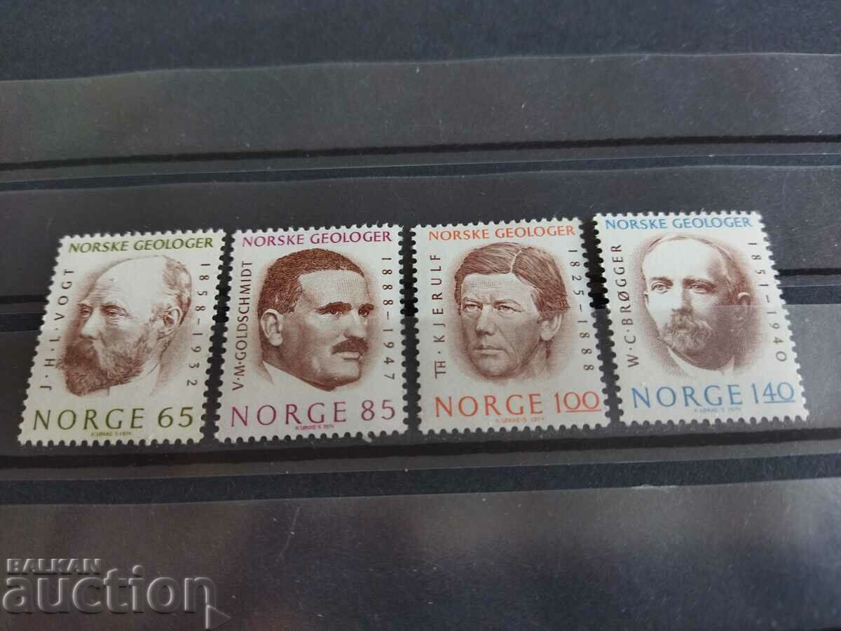 Norway Michel No. 687/90 of 1974. notable personalities with price 2.50 BGN | € 1.28 Norway Michel No. 687/90 of 1974. notable personalities with price 2.50 BGN | € 1.28
