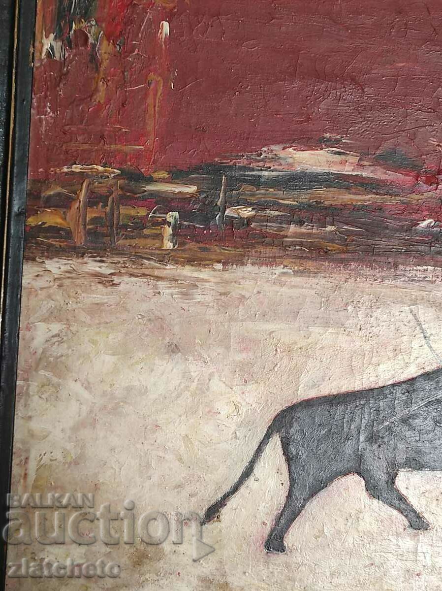 Painting by G. Batrev "Bullfight" - 5 Painting by G. Batrev "Bullfight" - 5