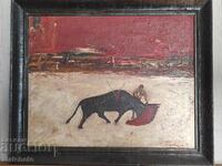 Painting by G. Batrev "Bullfight"