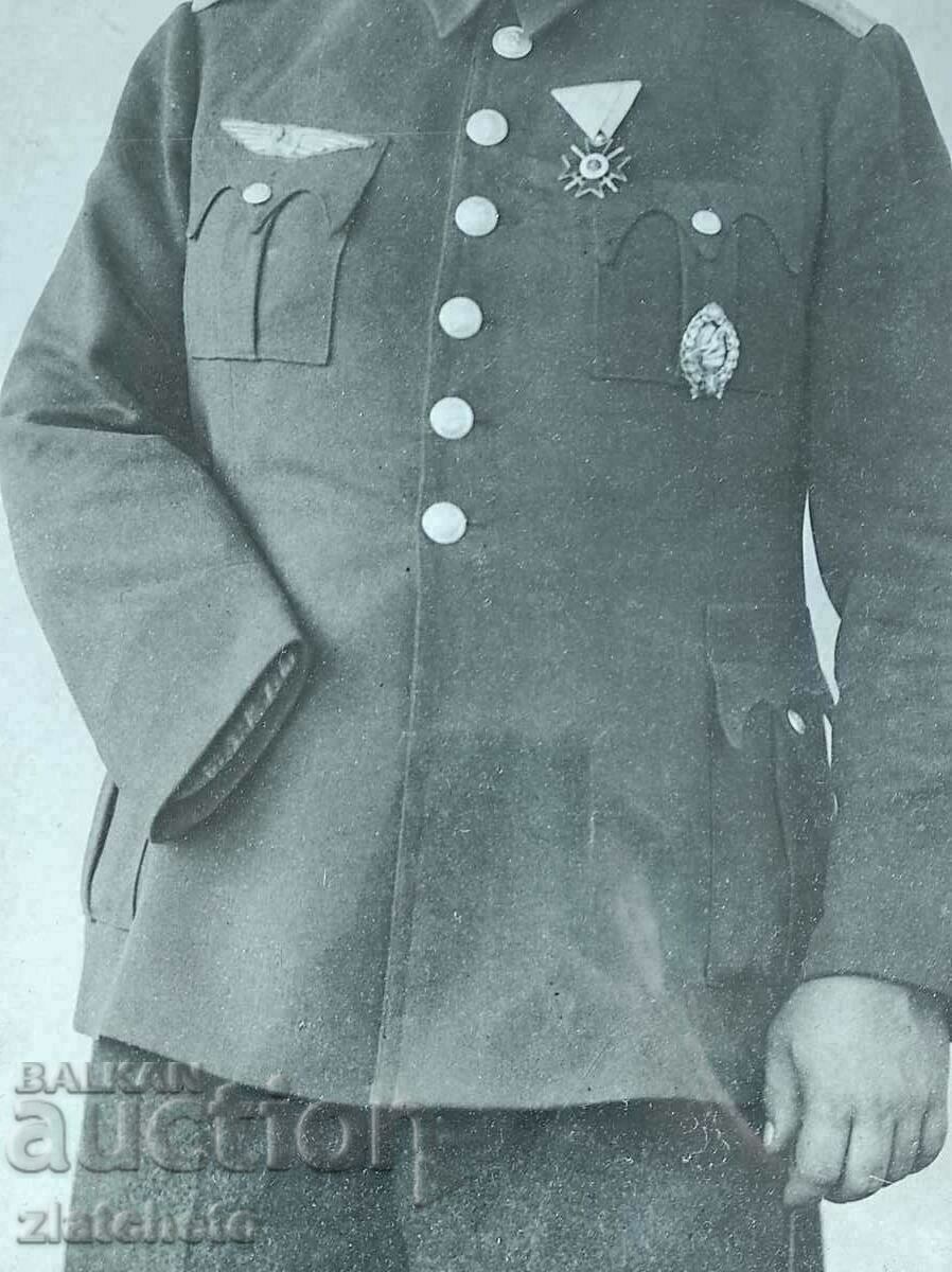 Auction Old photo of the aviator Ivan Ivanov - Orela. Auction Old photo of the aviator Ivan Ivanov - Orela.