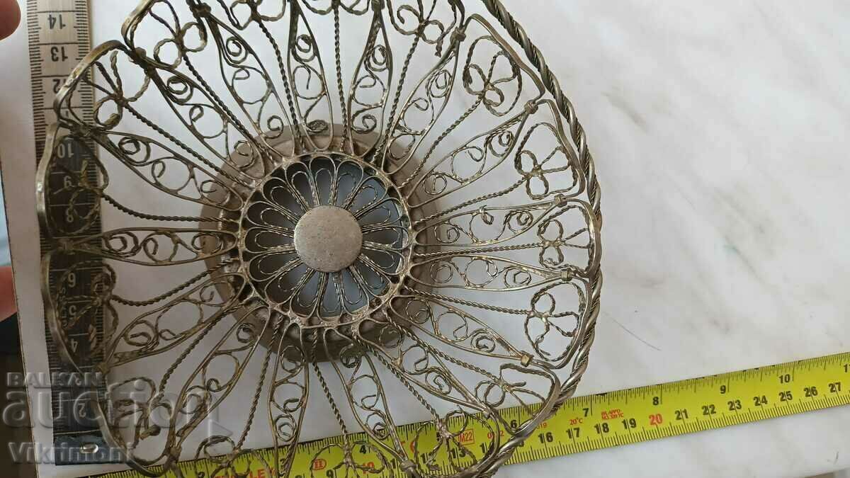 Delivery of Old, filigree, dish, paneer, for sweets Delivery of Old, filigree, dish, paneer, for sweets