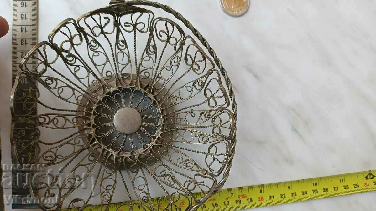 Old, filigree, dish, paneer, for sweets - 5 Old, filigree, dish, paneer, for sweets - 5