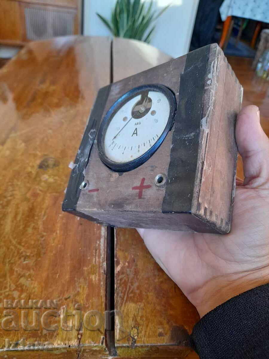 Delivery of Old Ammeter AEG Delivery of Old Ammeter AEG
