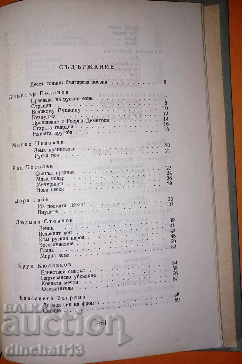 Auction Ten years of poetry 1944-1954 Auction Ten years of poetry 1944-1954