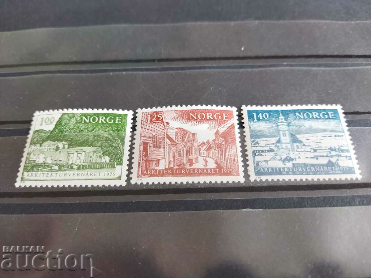 Norway Michel No. 700/702 of 1975 architecture with price 2.00 BGN | € 1.02 Norway Michel No. 700/702 of 1975 architecture with price 2.00 BGN | € 1.02