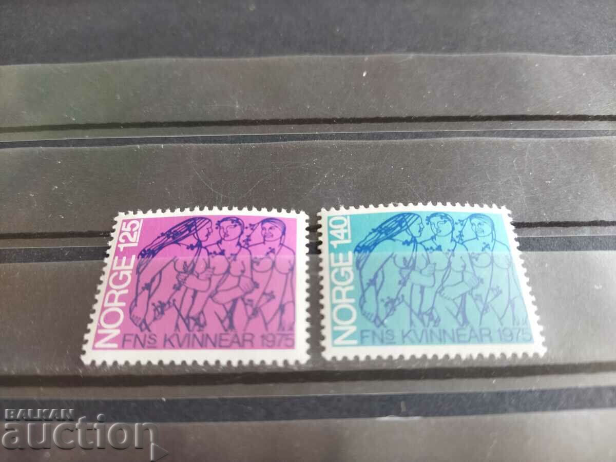 Norvegia Michel nr 689/90 din 1975. cu preț 1.00 BGN | € 0.51