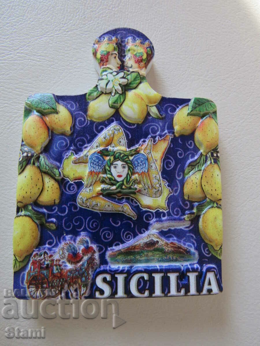 Auction Magnet from Sicily, Italy-1 Auction Magnet from Sicily, Italy-1