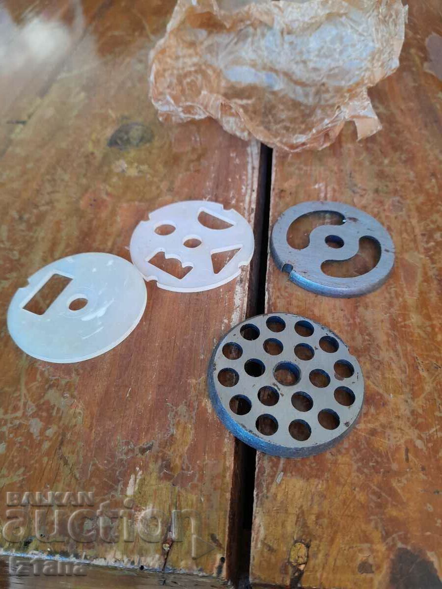 Old grates for a meat grinder with price 32.00 BGN | € 16.36 Old grates for a meat grinder with price 32.00 BGN | € 16.36