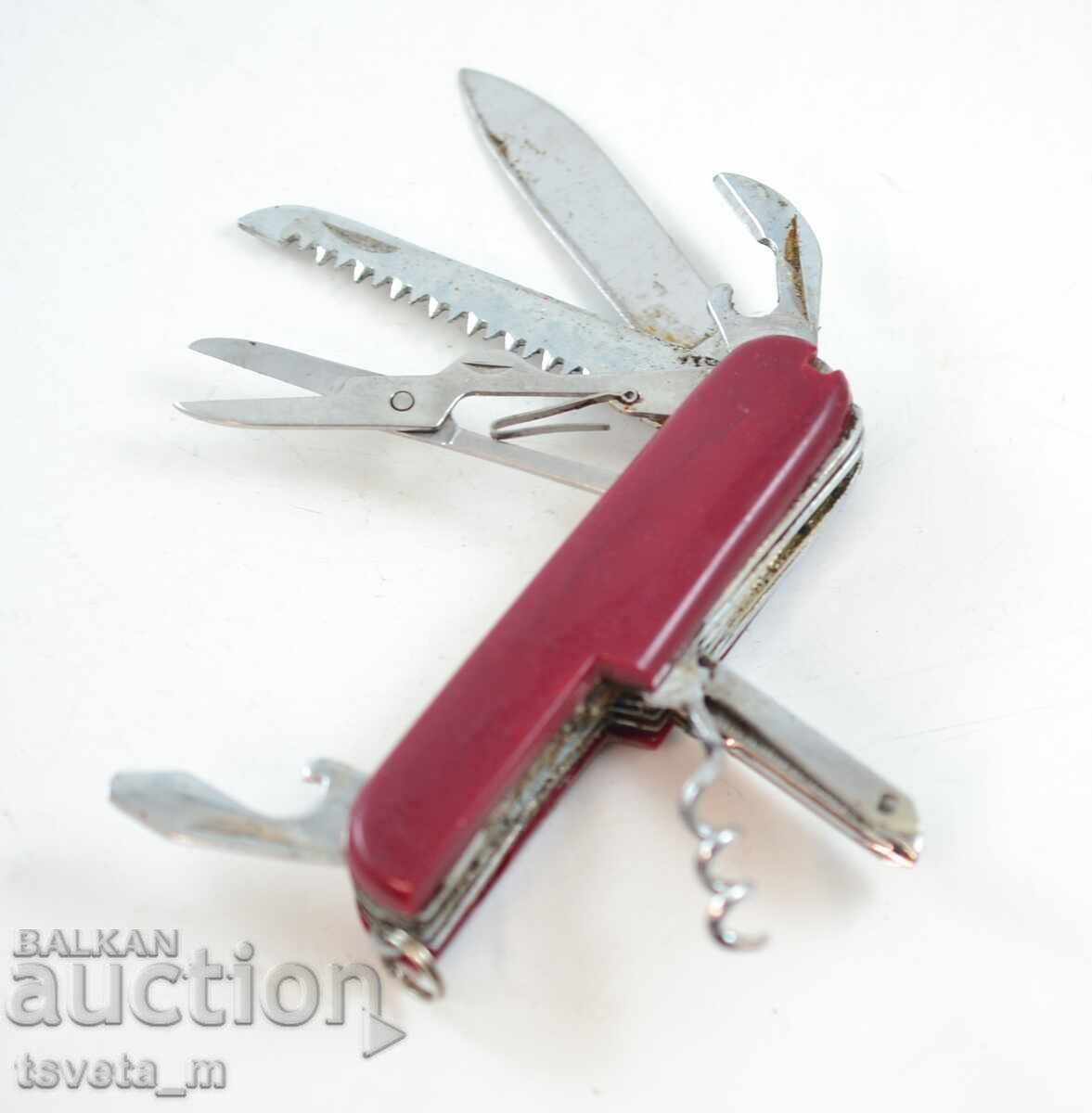 Auction Pocket knife with 10 tools Auction Pocket knife with 10 tools