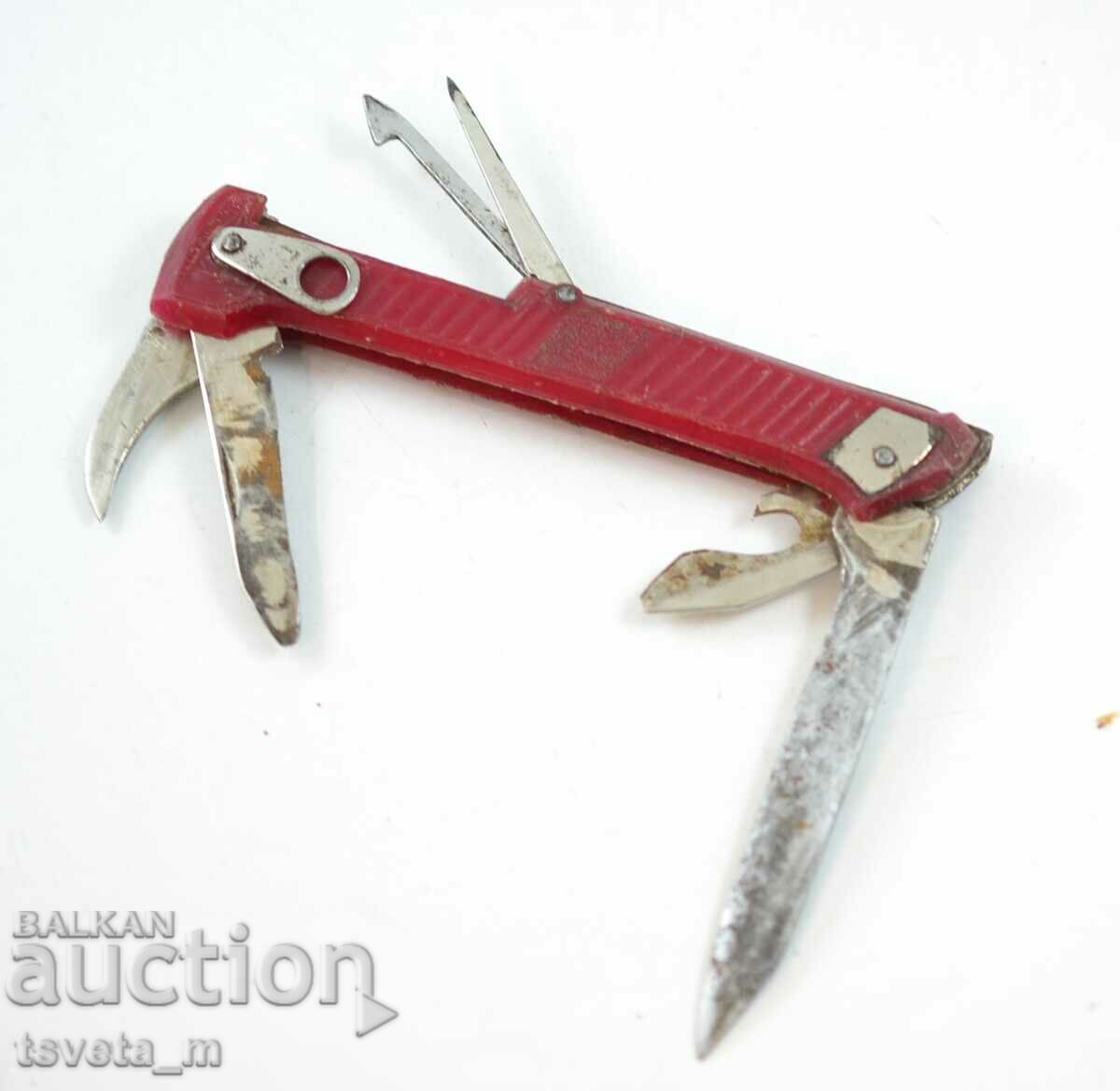 Auction Pocket knife with 6 tools USSR Auction Pocket knife with 6 tools USSR