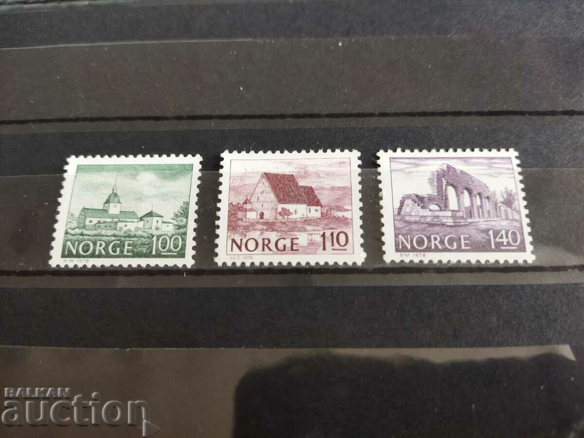 Norway Michel No. 766/68 of 1978. architecture with price 1.00 BGN | € 0.51 Norway Michel No. 766/68 of 1978. architecture with price 1.00 BGN | € 0.51