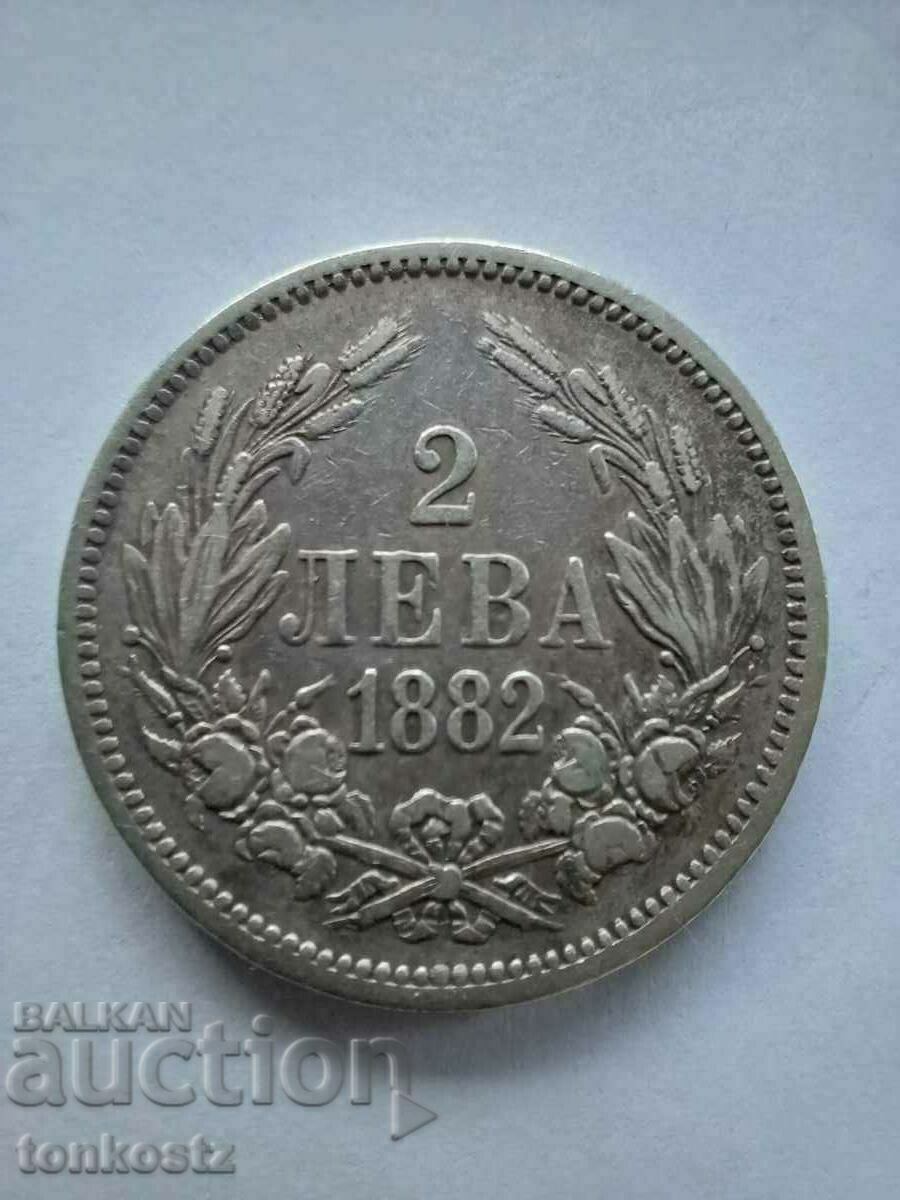 2 лева 1882 г.