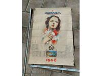 .1938 CALENDAR RED CROSS KINGDOM OF BULGARIA BORIS