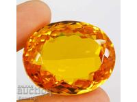 BZC! 150.20k natural citrine oval cert.VGTL of the 1st class!