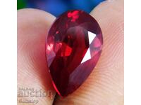 BZC! 11.30 kth natural ruby pear cert. VGTL from 1 st!