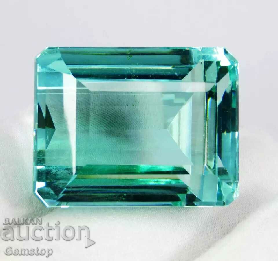 BZC! 125.95 kth natural aquamarine cert. VGTL of the 1st class!