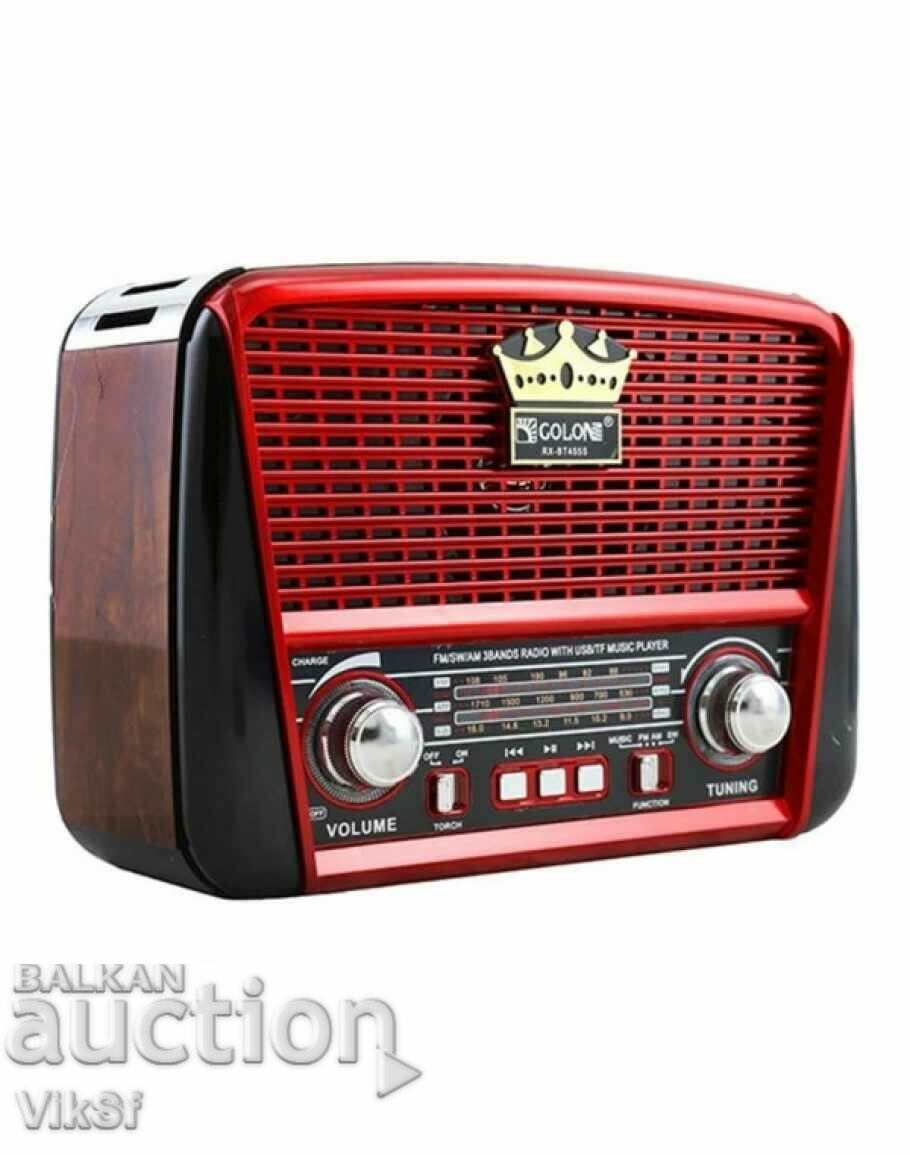 Difuzor retro BT GOLON RX-BT455S, FM; MP3 + solar incorporat - 5 Difuzor retro BT GOLON RX-BT455S, FM; MP3 + solar incorporat - 5