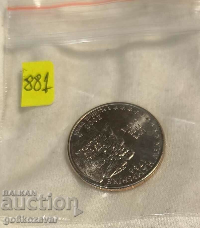 Auction USA - America 25 cents 2001 Jubilee UNC Auction USA - America 25 cents 2001 Jubilee UNC