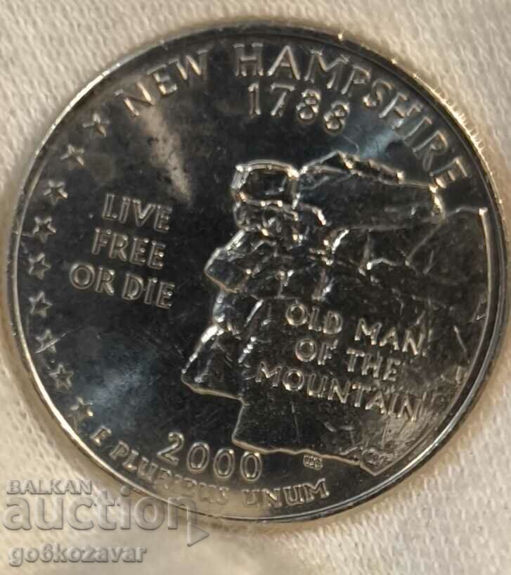 USA - America 25 cents 2001 Jubilee UNC USA - America 25 cents 2001 Jubilee UNC