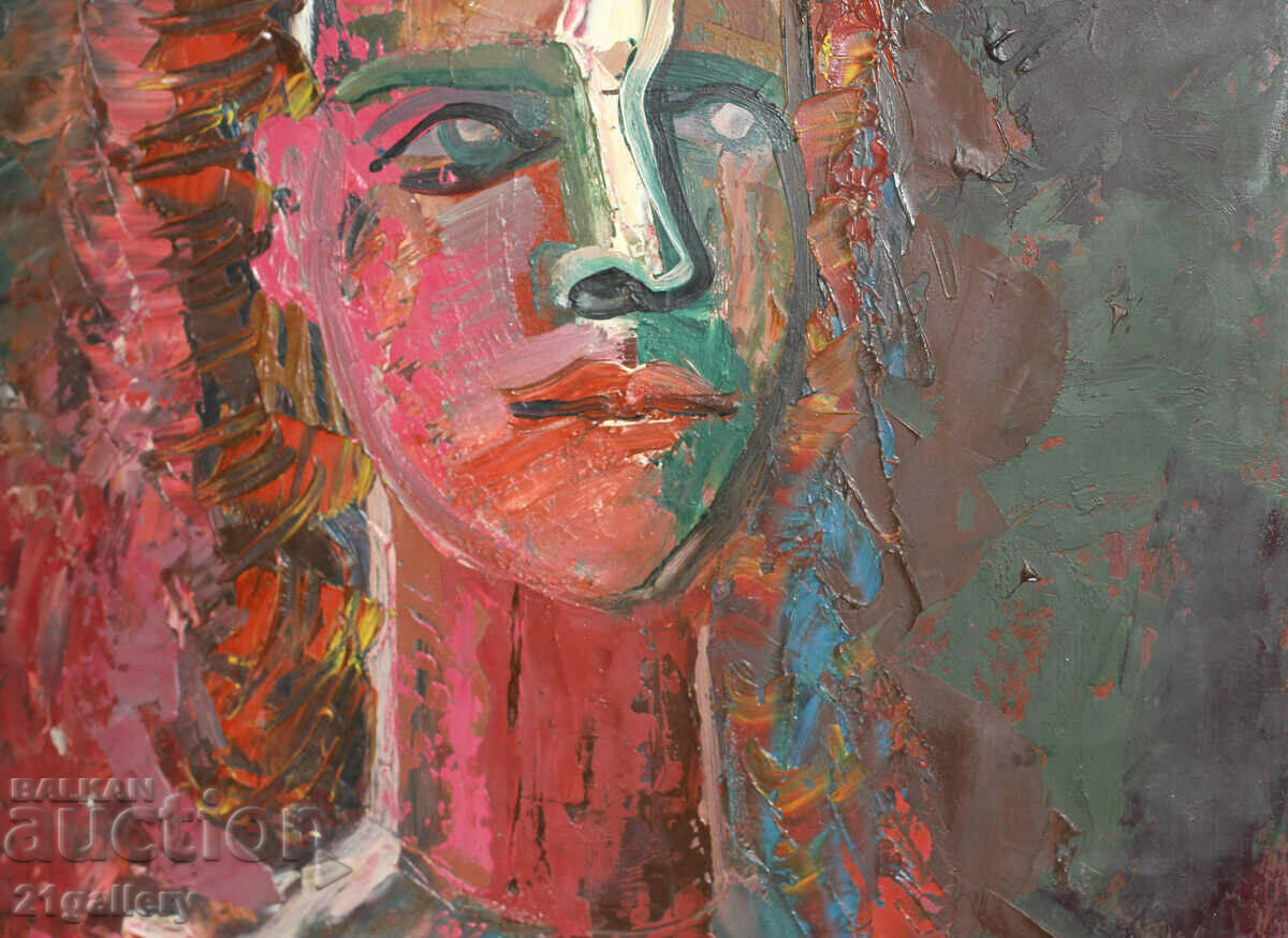 Доставка на Атанас Коцев (1957 -) "Портрет на Клаудия" 1992г. Доставка на Атанас Коцев (1957 -) "Портрет на Клаудия" 1992г.