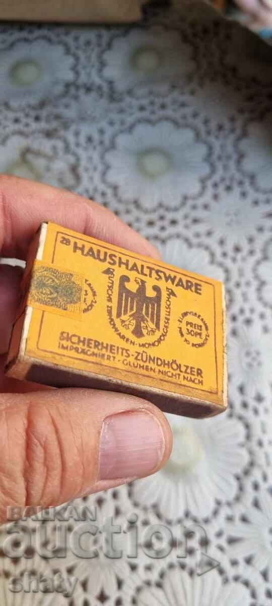 Old German match with price 25.00 BGN | € 12.78