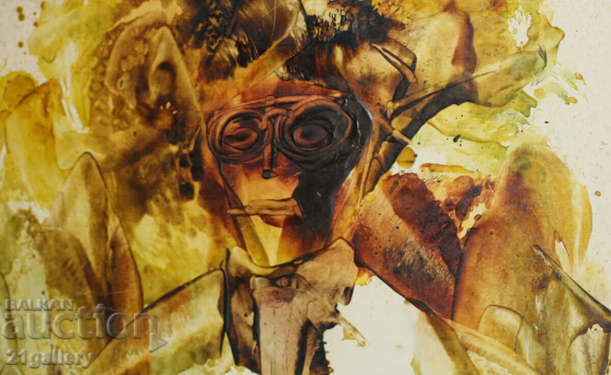 Δημοπρασία Bono Shkodrov (1935 - 2015) Encaustic, υπογεγραμμένο Δημοπρασία Bono Shkodrov (1935 - 2015) Encaustic, υπογεγραμμένο