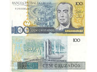 tino37- BRAZILIA - 100 CRUZADOS - 1987 - UNC