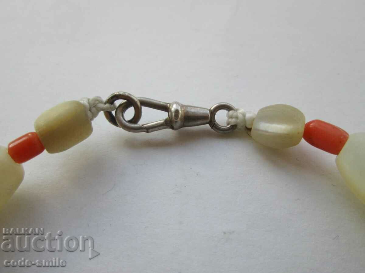 Old Renaissance jewelry necklace necklace mother of pearl and red coral with price 400.00 BGN | € 204.52 Old Renaissance jewelry necklace necklace mother of pearl and red coral with price 400.00 BGN | € 204.52