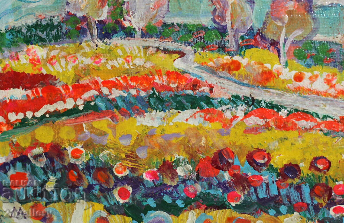 Delivery of Marina Angelova Landscape with poppies 2004 Delivery of Marina Angelova Landscape with poppies 2004