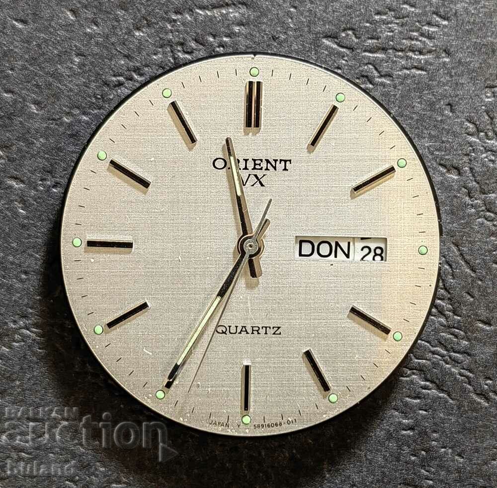 Japanese Movement 58910 and Dial Orient VX Quartz Orient