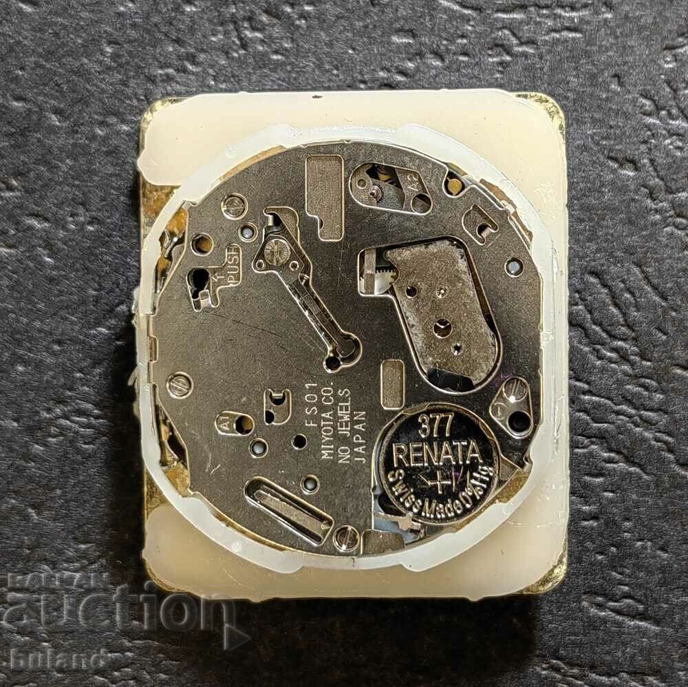 Japanese Movement Miyota FS01 Chronograph Dial Cortebert with price 39.99 BGN | € 20.45