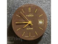 German Quartz Movement Dial Ruhla Ruhla Rula GDR DDR